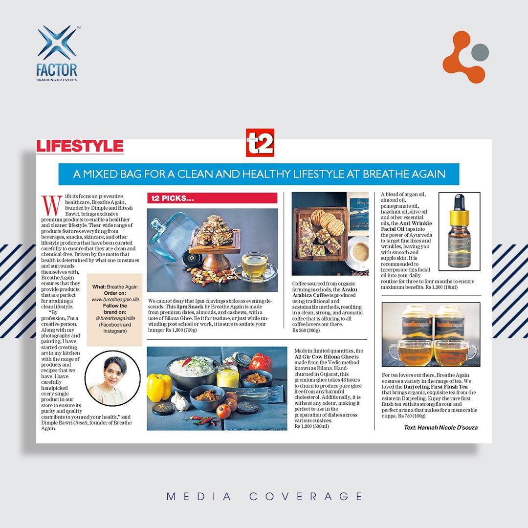 xfactor_events's tweet photo. Live a healthier and cleaner lifestyle with Breathe Again’s wide range of products! 

Thank you @t2telegraph for the wonderful coverage!

#xfactorbrandingprevents #XperienceTheXtraordinary #prstories #branding #marketing #advertising #brandstrategy https://t.co/qyLTeuaNZo
