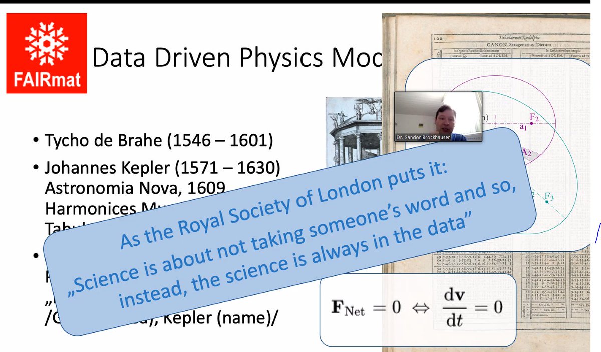 'The science is always in the data' #DataScience #OpenData #Science
