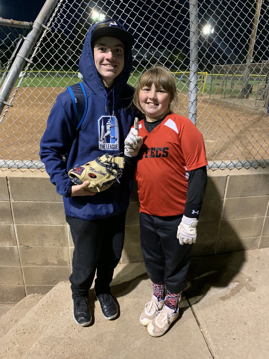 The Lodi Lady Aztecs 10u team won 8-7 in extra innings to win the championship against the Tigers 🥎  Great game by both teams 🥎 Ally and her teammates went undefeated 🥎 Aweome group of young ladies 🥎