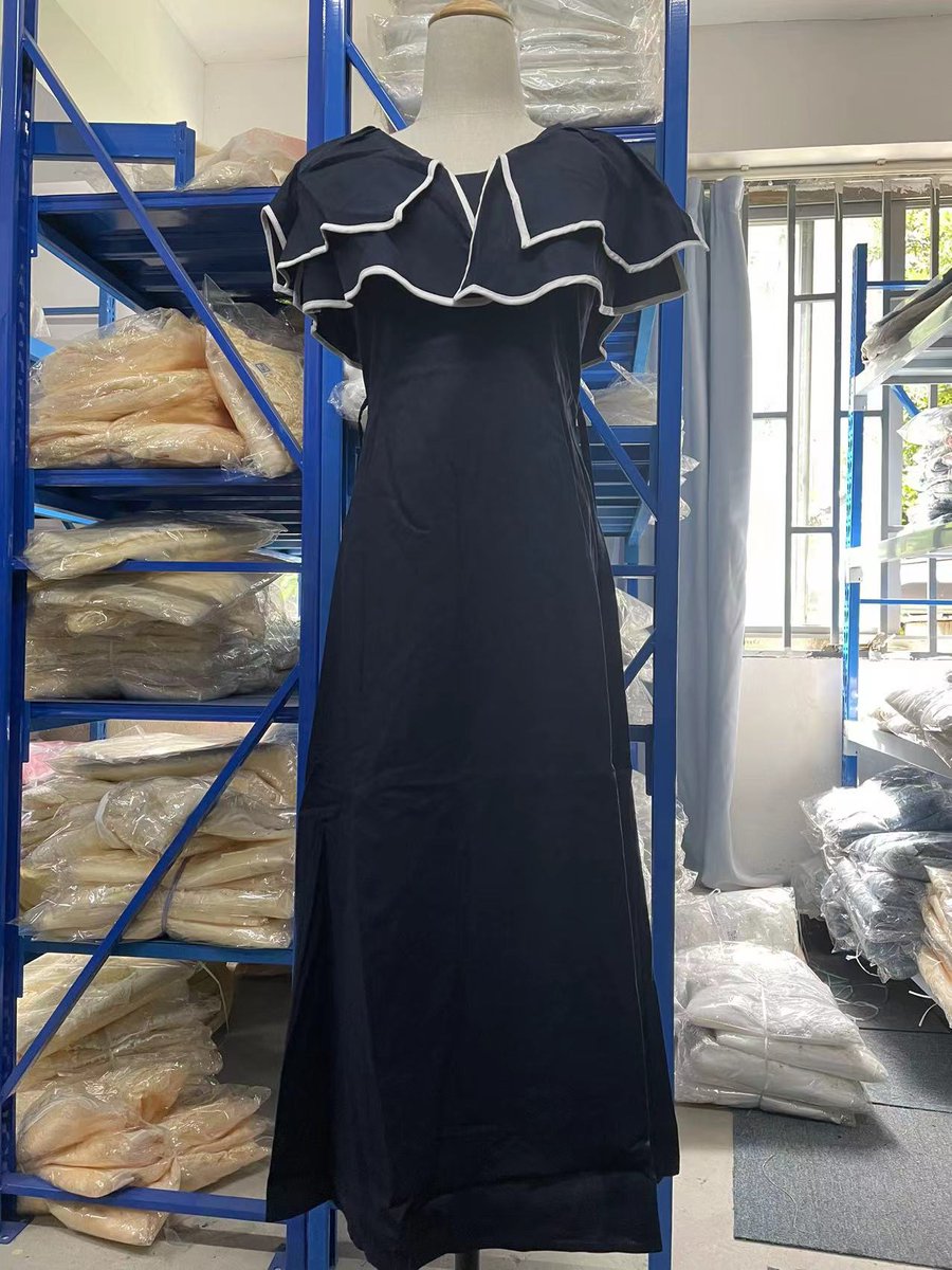 fubail_service's tweet photo. フリルカラーノースリーブワンピース
商品コードF3687のダークブルーの実物写真です。
ご参考になれば幸いです。

#fubail #夏物 #ワンピース#sale#snidel#herlipto#スナイデル#Apuweiser-riche#同型 #セール#レディースファッション#通販#プチプラコーデ#おしゃれさんと繋がりたい https://t.co/Ig7cc8ep8H