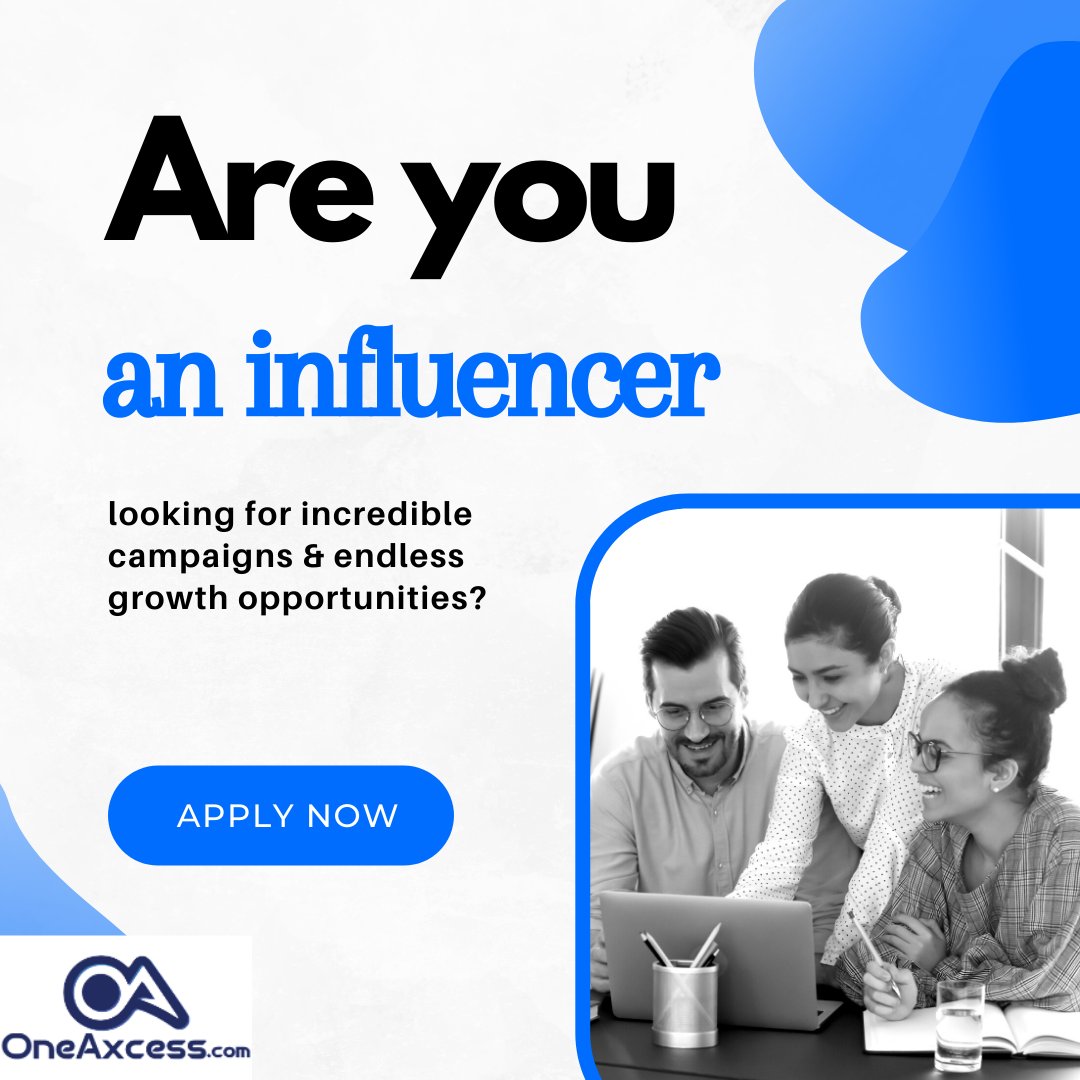 OneAxcess's tweet photo. Sign up now to be a part of amazing campaigns.
Sign in: https://t.co/adv9MAEwDb
#contentcreator #instagramgrowth
#collaboration #brandcollaboration #contentcreator #Influencer #influencermarketing #marketing #brandmarketing 
#influencermarketingtips #microinfluencers #oneaxcess https://t.co/x38rdeOxWj