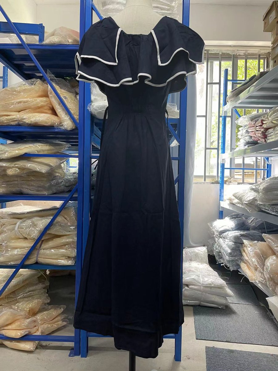 fubail_service's tweet photo. フリルカラーノースリーブワンピース
商品コードF3687のダークブルーの実物写真です。
ご参考になれば幸いです。

#fubail #夏物 #ワンピース#sale#snidel#herlipto#スナイデル#Apuweiser-riche#同型 #セール#レディースファッション#通販#プチプラコーデ#おしゃれさんと繋がりたい https://t.co/Ig7cc8ep8H