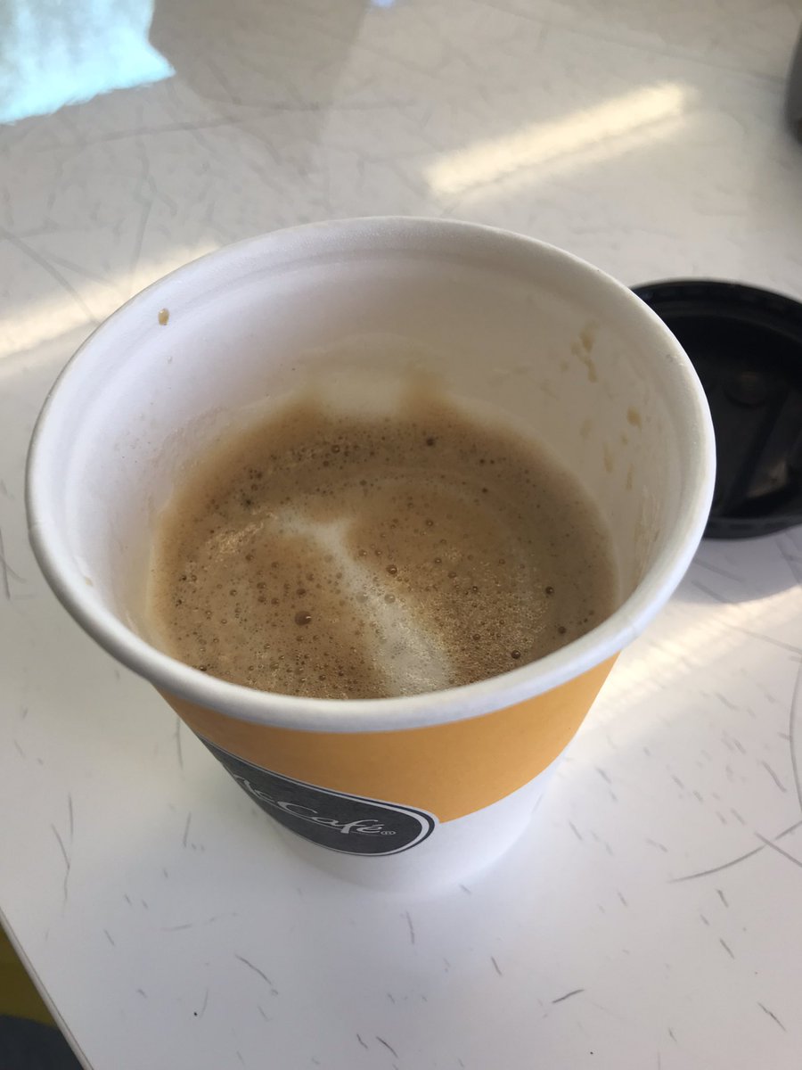 Thanks for the less that half full coffee this morning <a href="/McDonalds/">McDonald's</a> <a href="/McDonaldsUK/">McDonald's UK</a> about 50p worth here