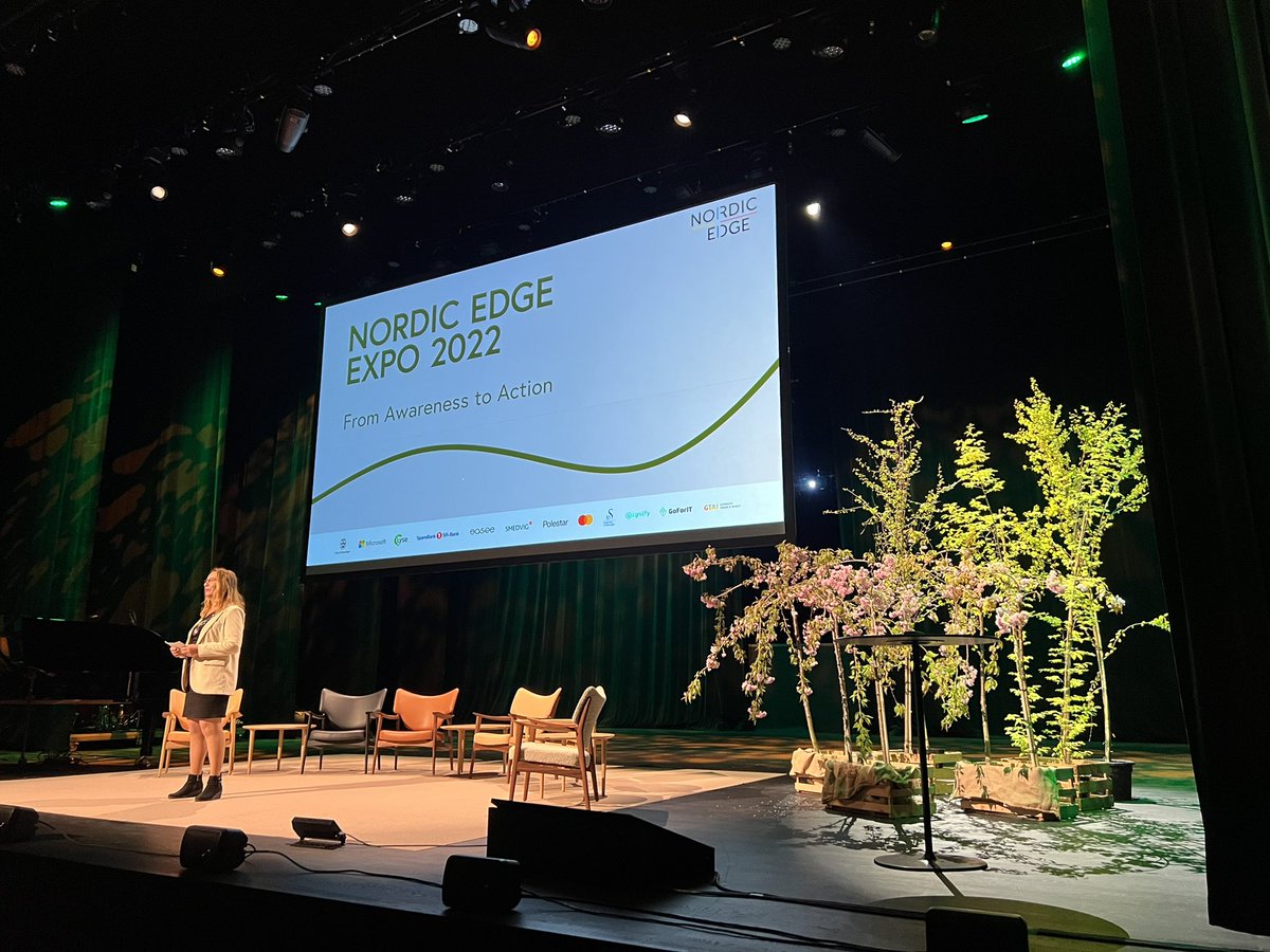 Welcome to Nordic Edge Expo 2022! «Together we’ll create more sustainable cities built for the future», Dagny Sunnanaa Hausken, Mayor in The City of Stavanger #nordicedgeexpo2022 #SmartCity