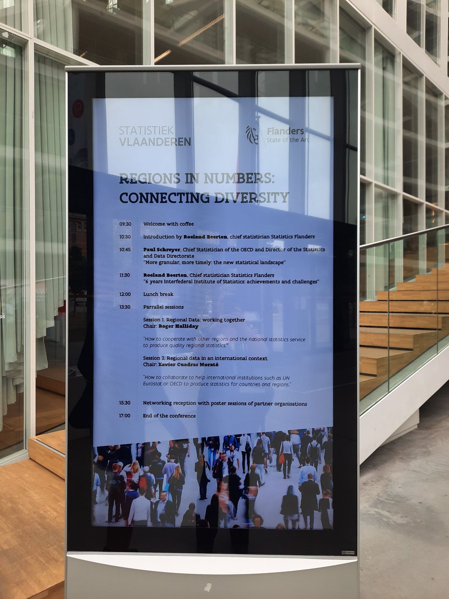 statistiek_vl's tweet photo. We are ready to host our international conference  on #regionalstatistics. Who's coming? https://t.co/xptZsPuMle