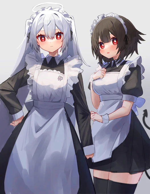 #メイドの日 #メイドの日2022 
うちの子メイドちゃんズ 