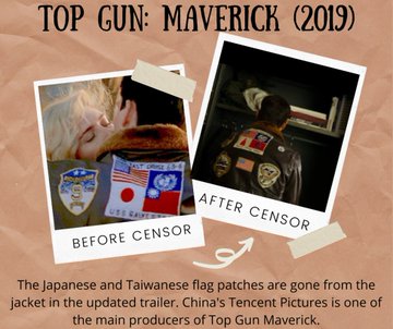 Chinese influence on the world cinema. Top Gun Maverick