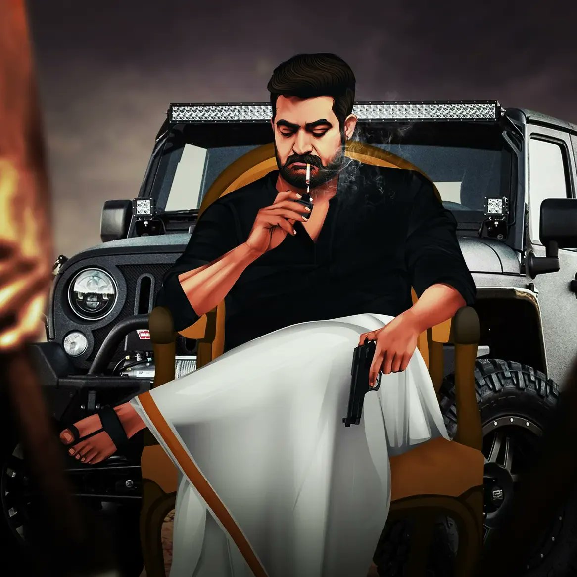 TarakSadhan's tweet photo. #NTR31 🔥 https://t.co/dOYmnzTI0c