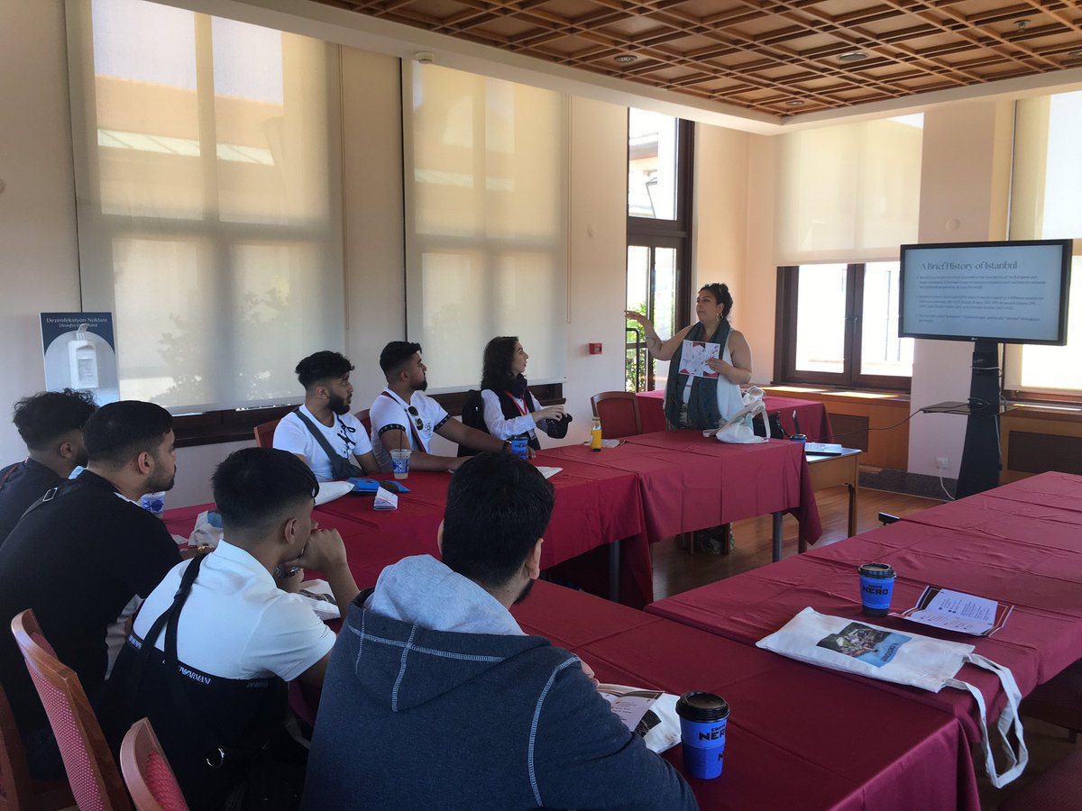 surucu_ebru's tweet photo. Our Second Entrepreneurs Across borders team in the @BradManagement started for a week long international Innovation &amp; Enterprise collaboration with Koc University @kocuniversity Turkey @ZahirIrani1 @ShirleyCongdon @SankarSivarajah @amsharif @vweerakk https://t.co/LVk97kvJkD