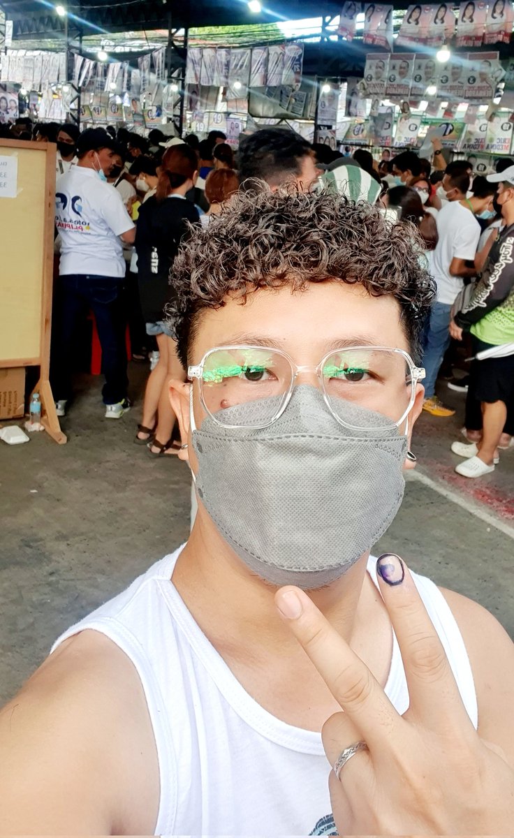reywinjohn's tweet photo. #Halalan2022 #eleksyon2022ph #VoteWisely2022 

Kayo ba nakaboto din? https://t.co/LMKGEjKIcl