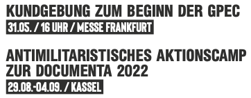 #NoGPEC #KeineWaffenmesse in #Frankfurt #warstartshere
nogpec.solikom.de