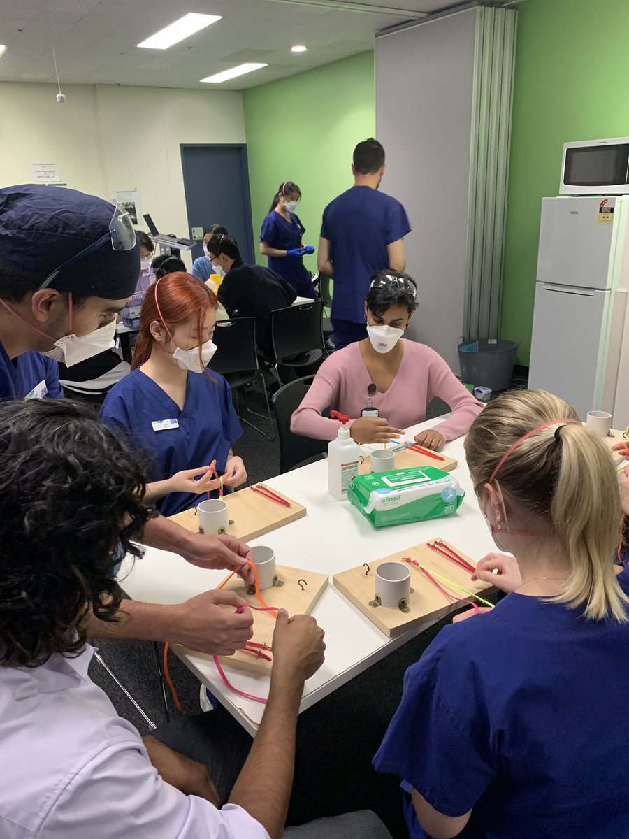 kin_kamol's tweet photo. Had a great time helping organise the suturing and diathermy workshop @western_health More in person workshops coming soon!! @SSSMelbourne https://t.co/fLx2Kwdvc5