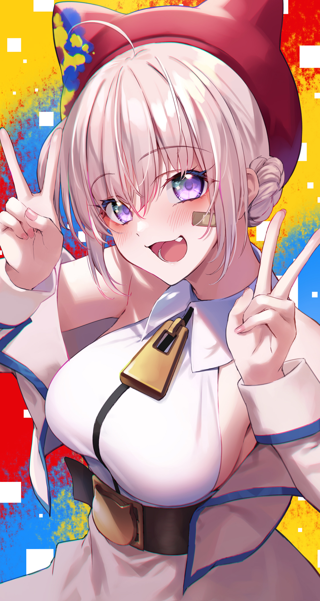 あおぎり高校 大代真白 直筆サイン入りキャンバスボード
