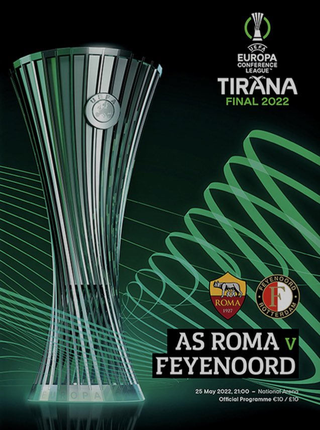 gpfootball's tweet image. Pre-order Champions League Final, Europa League Final &amp;amp; Europa Conference League printed matchday programmes at gpfootball.com &amp;amp; Bathgate football programmes shop.