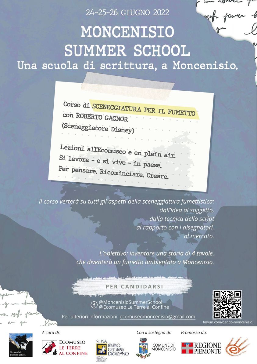 Venite in un posto bellissimo a imparare a fare #fumetti con me? Tutte le info nel QR! :-)