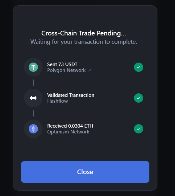 5Tonywang's tweet photo. 73 USDT to 0.0304 ETH
Polygon → Optimism  @hashflow_ https://t.co/ppnFqRs4iT