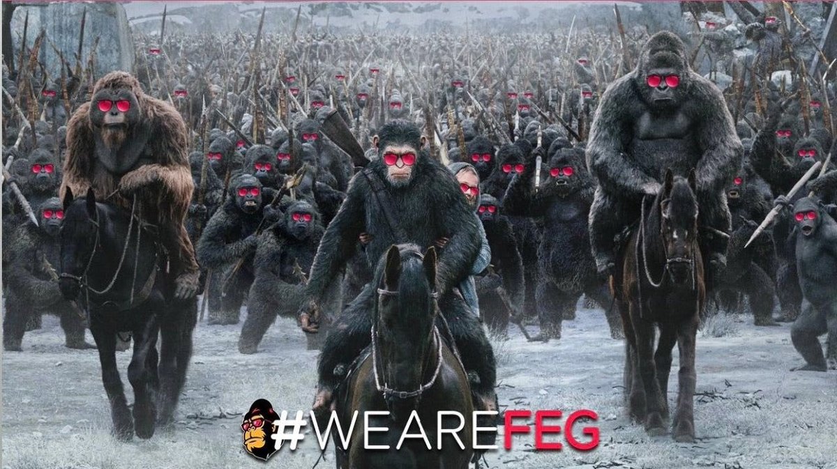 ART_0N's tweet photo. @bitcoinlfgo @FEGtoken #FEG 💪🏽❤️🦍 

@FEGtoken https://t.co/dMaMYBchRa