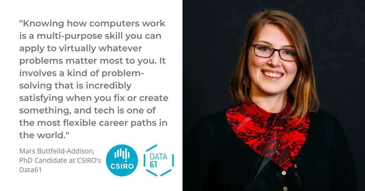 Data61news's tweet photo. Meet data scientist, astrophile, author & virtual universe builder @TheMartianLife. A PhD candidate based in our Sandy Bay Tassie office, Mars is applying machine learning methods to detect & track satellites & space debris: https://t.co/mjoYsx27Iw
#AustralianAI #WomenInScience https://t.co/FwhpoWs3Uz