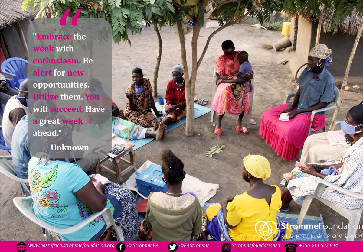 EaStromme's tweet photo. "Embrace the week with enthusiasm. Be alert for new opportunities. Utilize them. You will succeed. Have a great week ahead." Unknown
#endlesspossibilities #fightingpoverty #qualityeducation #Buildingstrongsocieties #creatinglivelihoods @Stromme_S  @EaStromme https://t.co/ENUkmqdsEV