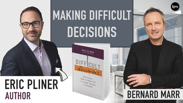 bigdata_network's tweet image. Will you be joining my #Live TODAY?
I am joined by @EricAPliner, author of the book Difficult Decisions: How #Leaders Make the Right Call with Insights, Integrity and Empathy.
⏰ 3PM UK | 10AM ET | 7AM PT | 4PM CET | 10PM SGT ⏰
#DecisionMaking #Lea…