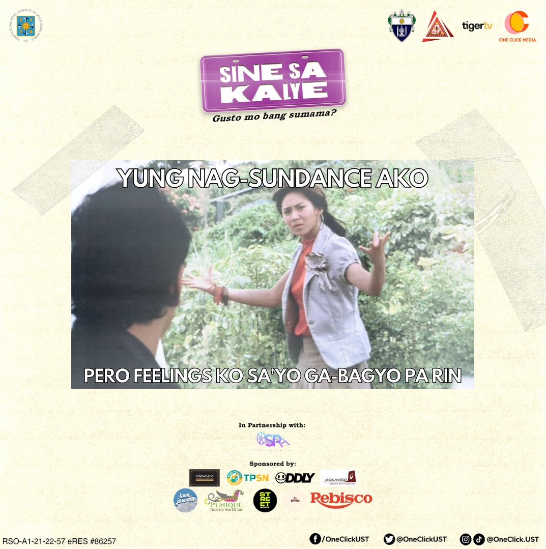 OneClickUST's tweet image. Send mo na sa crush mo dali! Thank us later. 😉

#SineSaKalye
#LimitlessWithOneClick 
#RedefiningCreativity
#StreamCon2022
#EmpowerThroughCASA