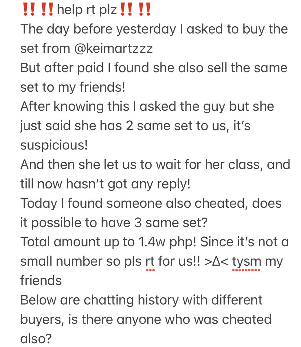 I_amNalin's tweet photo. ‼️help rt plz‼️
The day before yesterday I asked buy the set from @keimartzz 
I paid yesterday morning but still no reply till now! I asked my friend find total 1.4w php paid!
Below are the details 
Wts lfb ph skz straykids bangchan leeknow changbin hyunjin han felix seungmin in https://t.co/n5tbiGSmPz