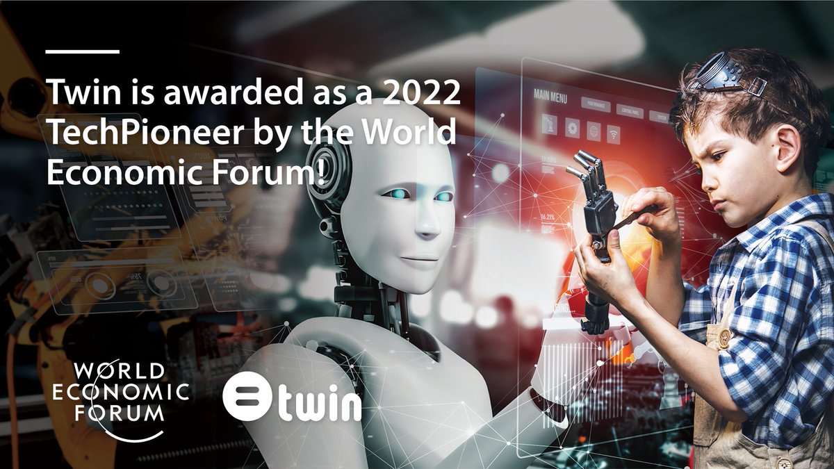 🚀 Thrilled to announce that Twin has been selected as a 2022 TechPioneer by the World Economic Forum! With the support of WEF, we’ll accelerate our mission to shape the future of education by raising competent &amp; compassionate problem-solvers!
 #wef #techpioneers22 
<a href="/wef/">World Economic Forum</a>