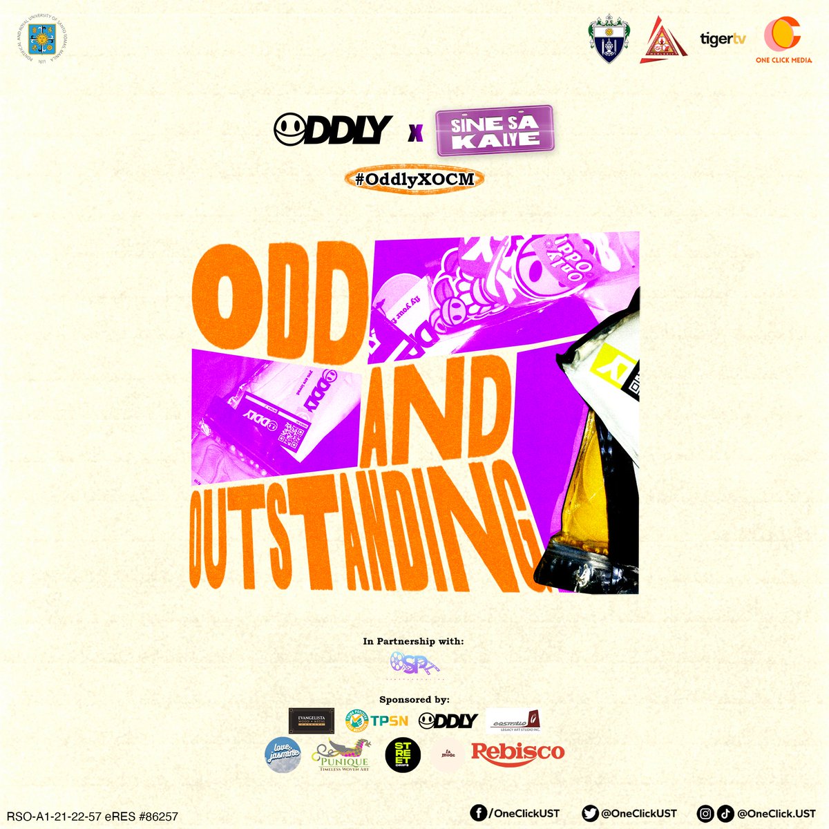 OneClickUST's tweet image. 😊 #OddlyXOCM ☝️

Out with the old, in with the new. Be odd and outstanding!

Check out Oddly on Facebook and Instagram.
FB: facebook.com/oddlyclub/ 
IG: instagram.com/oddlyclub/ 

#SineSaKalye
#LimitlessWithOneClick 
#RedefiningCreativity
#StreamCon2022
#EmpowerThroughCASA