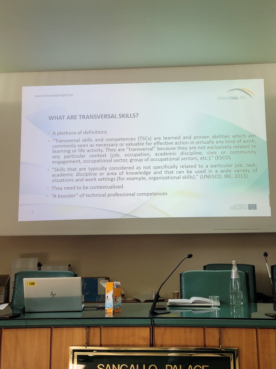 IsabellGru's tweet photo. What are transversal competences? They are not exclusively related to a specific context.
#unikrems #transval #erasmusplus @OeAD_worldwide @unikrems #twittercampus #edchateu #twlz https://t.co/fZP2xC8VV1