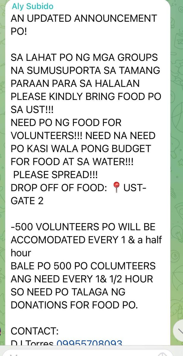 TheQueenNicks's tweet image. #PPCRV UPDATE: IN NEED OF DONATIONS FOR FOOD AND REFRESHMENTS. GO! 🎀🇵🇭
#PPCRVVolunteers
