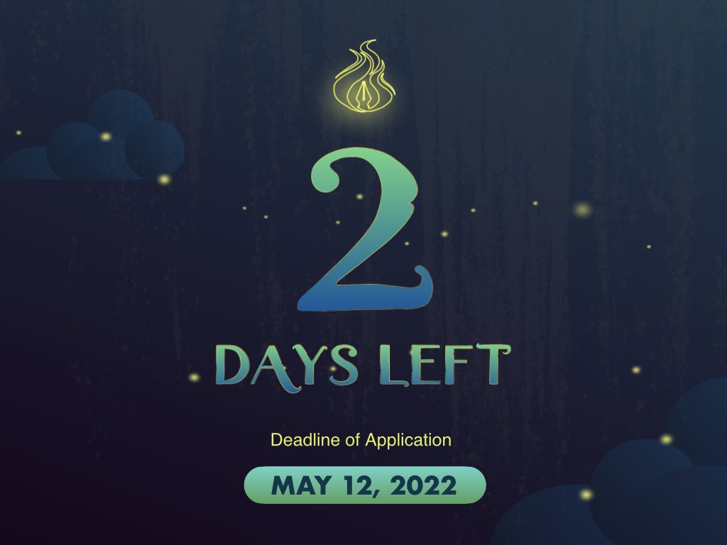 abtheflame's tweet photo. 2 DAYS LEFT

Two days before the door closes! If you’re waiting for that one push, here it is. What are you waiting for? Come and #SeekTheFlame in you! https://t.co/1pqHOvDj7x