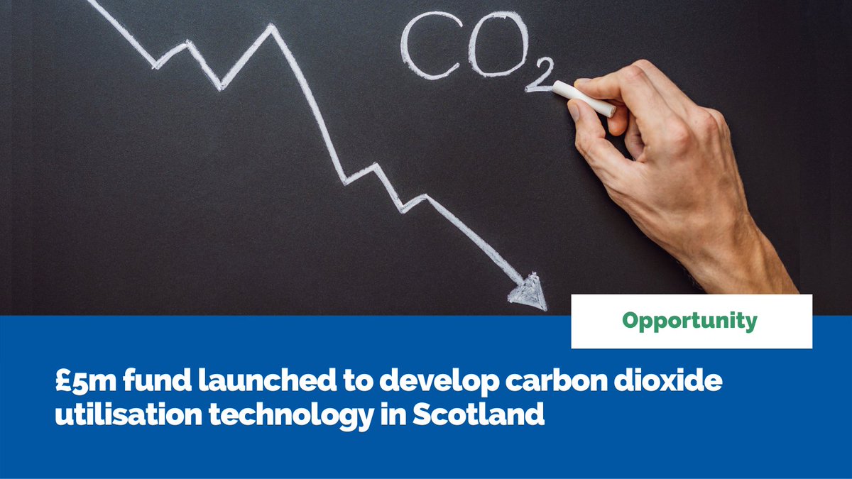CO2ValueEU's tweet photo. 📣 The Scottish Government launches a new #fund to develop and commercialise emerging #CO2utilisation technologies! The "CO2 Utilisation Challenge Fund", administered by @scotent and match-funded by industry, is operative from April 2022-March 2024
Info: https://t.co/HQJgumUeTM https://t.co/ZozjsMFSzV