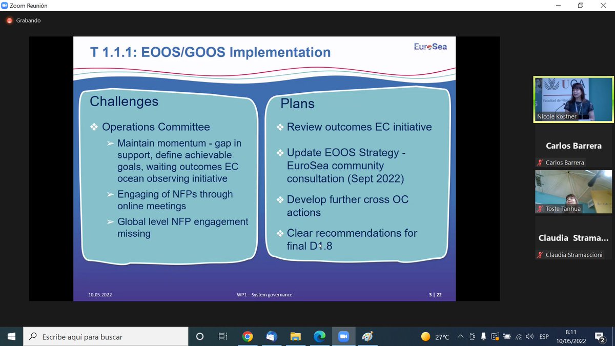 GliderPLOCAN's tweet photo. Useful overview on #WP1 #OceanGovernance to start Day 2 @Euro_Sea GA in @univcadiz @LaVozdeCadiz #OceanObserving #EOOS @EuroGOOS #OceanIntegration @EMSOeu @oceanops_goos @UNOceanDecade @GEOMAR_en @IocUnesco @plocan https://t.co/DcMB0k48CB