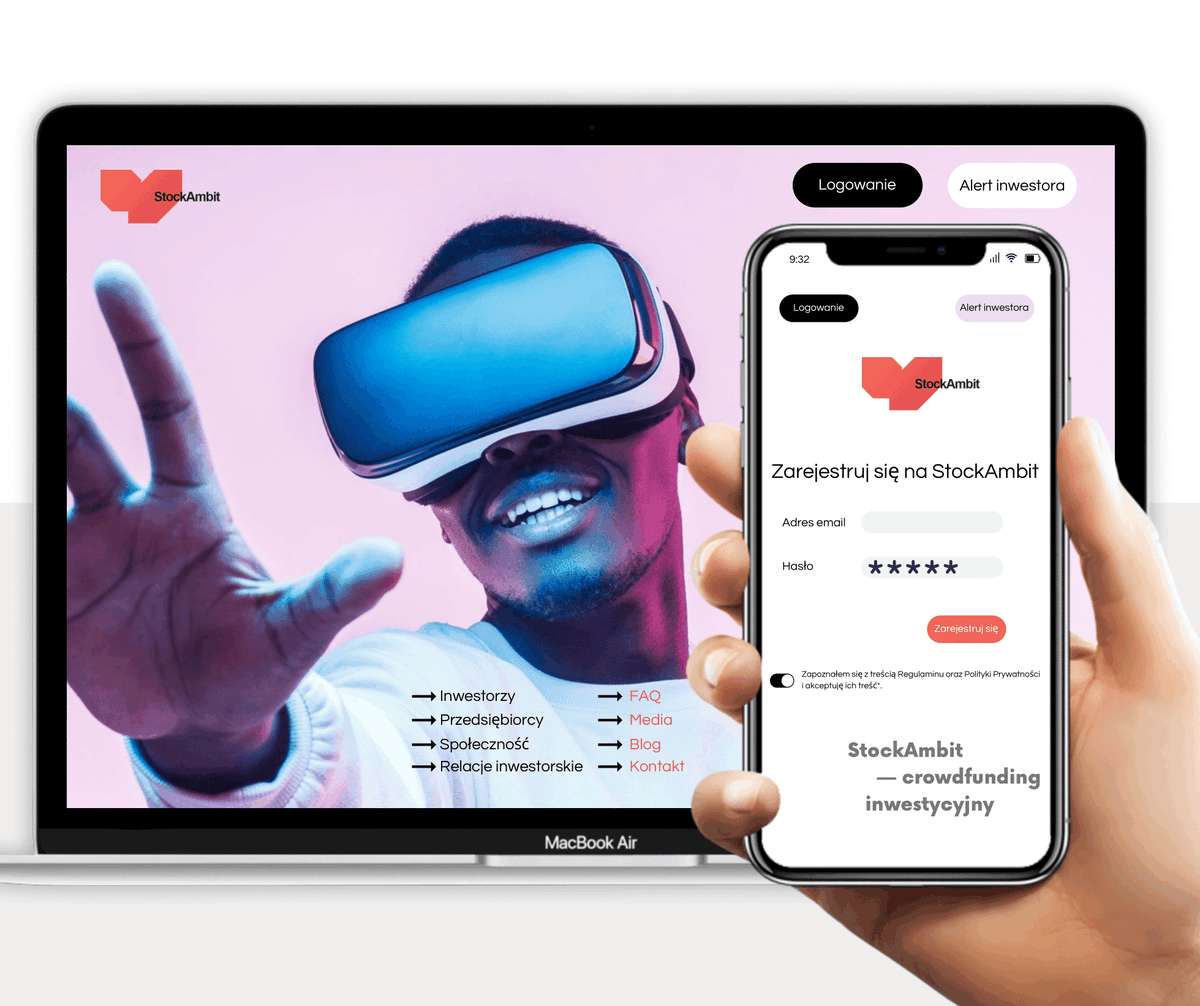 AmbitStock's tweet photo. 💰 Jesteś przedsiębiorcą, inwestorem a może po prostu interesujesz się branżą technologiczną 
▶️ Zarejestruj się: https://t.co/Om7cFeLxEd 
📄 Uzyskasz dostęp do forum społeczności, newslettera dla inwestorów, powiadomień o najnowszych zmianach na platformie 
#crowdfunding https://t.co/e6FDANjnVX