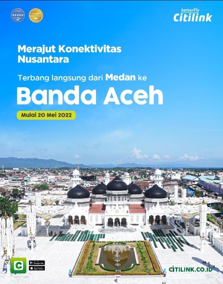 btj_airport's tweet photo. Ada pengumuman nih untuk semua Sahabat BTJ yang kemarin nanya-nanya "min, kapan Citilink terbang lagi ke/dari bandara BTJ?"
Nah mulai 20 Mei 2022, Citilink akan terbang lagi ke/dari bandara BTJ.
Untuk informasi lebih lanjut atau ingin memesan tiket, silahkan hubungi @Citilink 😊 https://t.co/uYluXjhtCr