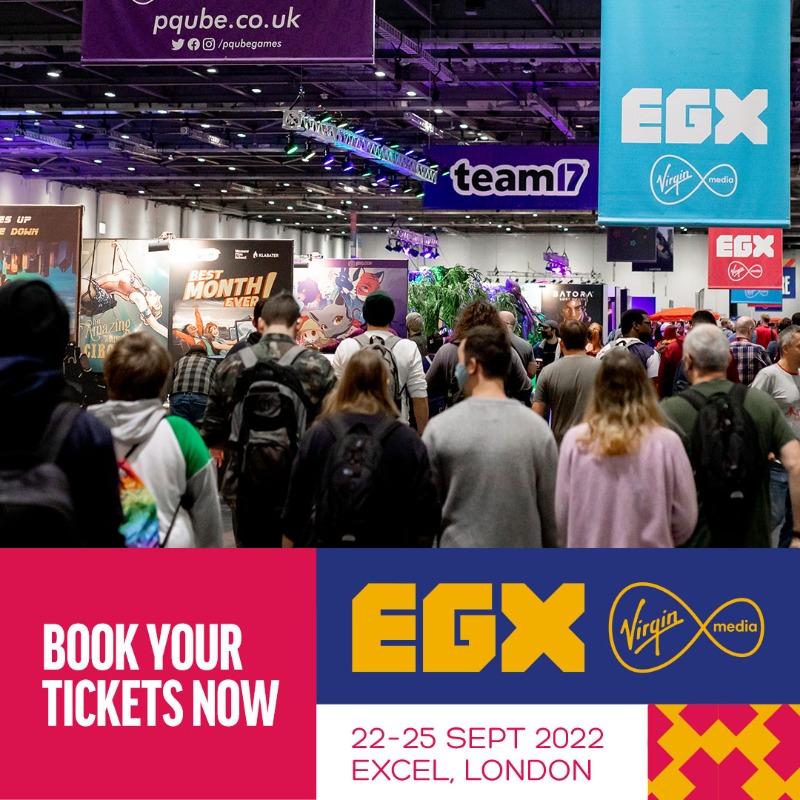 EGX's tweet photo. 📣 Tickets for #EGXLondon on 22-25 Sept at the ExCeL are now on sale! 📣

🎮 Loads of Playable Games 
🗣 4 Days of Panels 
♟ Tabletop Games
🕹 Retro Games 
⚔️ Gaming Cosplay
...and more! 

See you there, players! Book tickets now: https://t.co/DBeiAXXm0A
