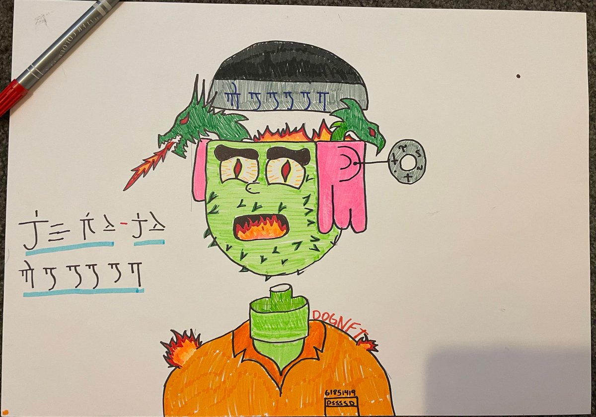 DouggNFT's tweet photo. For the next 8 days I'll post all arts i have made for the best #NFT project
Maybe the is a test subject on this one hahaha
Also this art is the one I personally like more.

@tmw_buidls @whatthefurr @ThePossessedNFT @luuminize #pssssdstory #psssd #eth #btc #NFTCommunity https://t.co/R6kGl6vMnb