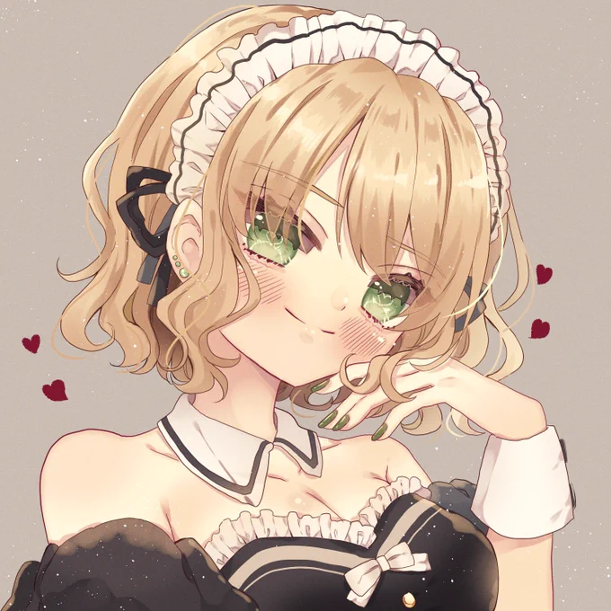 メイドの日!という事で2人のメイドさんを描きました₍ᐢ⑅•ᴗ•⑅ᐢ₎♡よかったら1日でも使っていただけると嬉しいです〜っ
拡大、加工などご自由に〜☕️
 #フリーアイコン 
 #メイドの日 