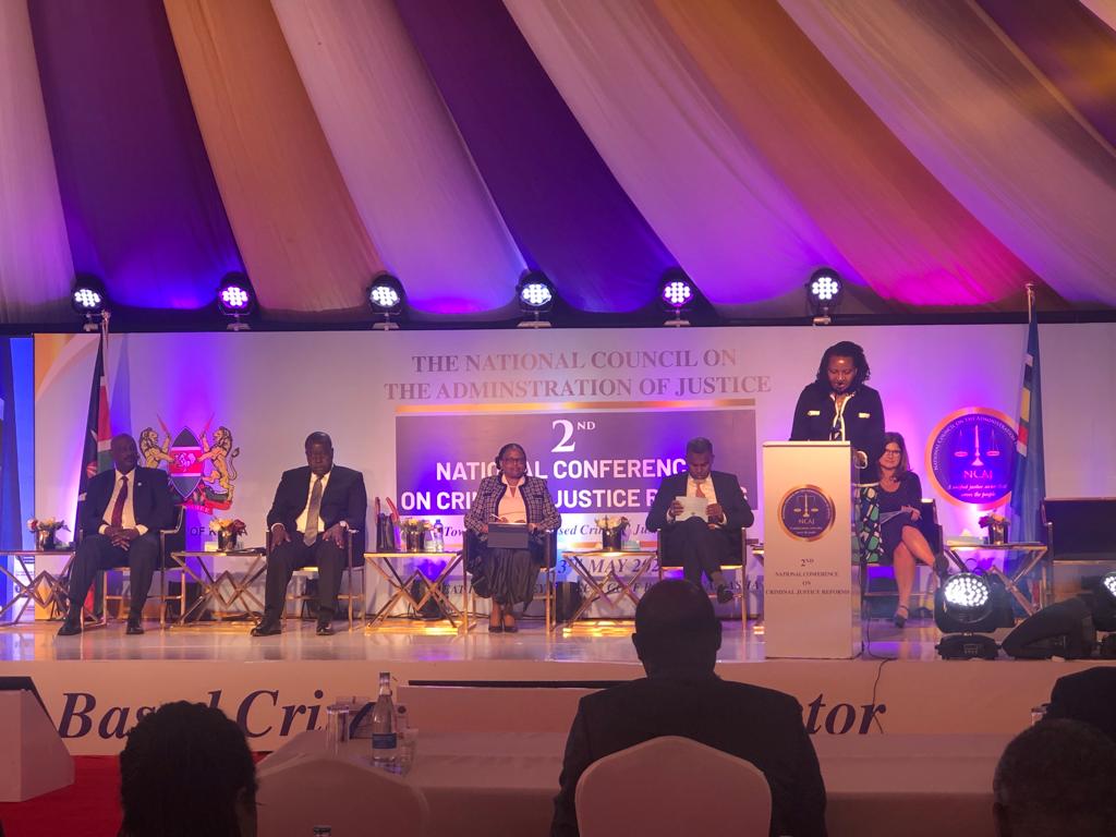 NCAJ_KE's tweet photo. We are on!!! The 2nd Conference on Criminal Justice Reforms kickstarted this morning. The sentiments and commitments towards #CriminalJusticeReforms and #ARightsBasedCJS shared by the various speakers are very promising
Join us, listen in and participate https://t.co/i3iiHkBdcK https://t.co/IaEzLfj7wu
