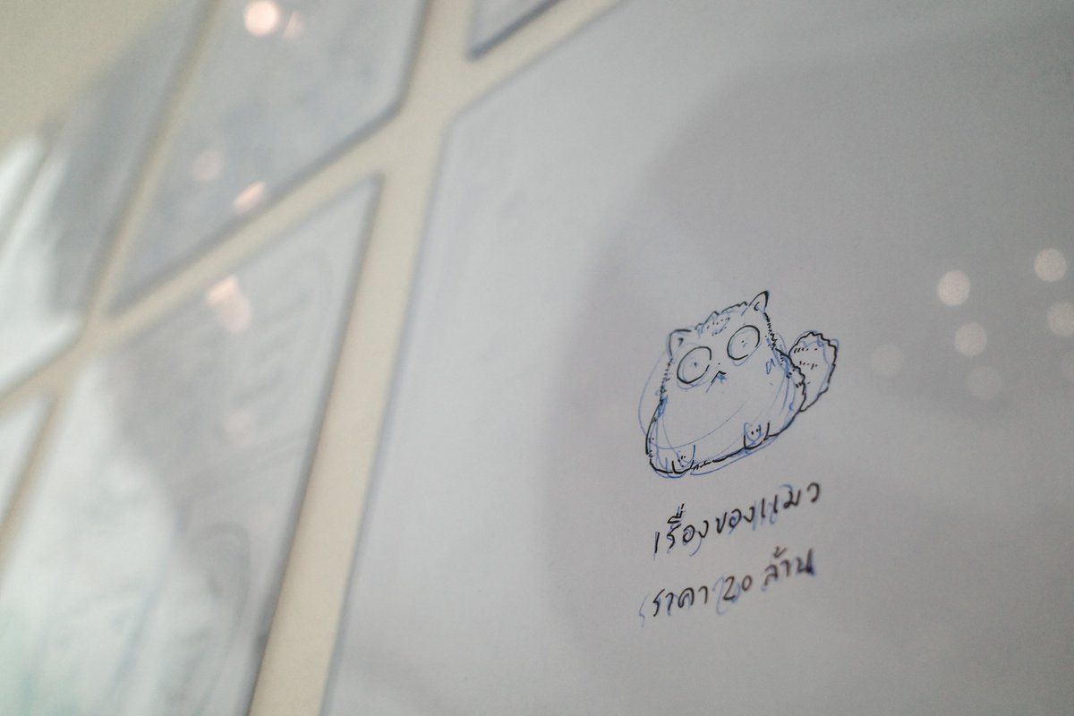 Sa_ard_NFT's tweet photo. Showing the original artworks from my last comic book #ให้รักเป็นบทกวีชั่วชีวิต in the BKK Comics exhibition, starting TODAY until 22 May on the 5th floor of BACC, Bangkok. https://t.co/vSx3dzQnbh