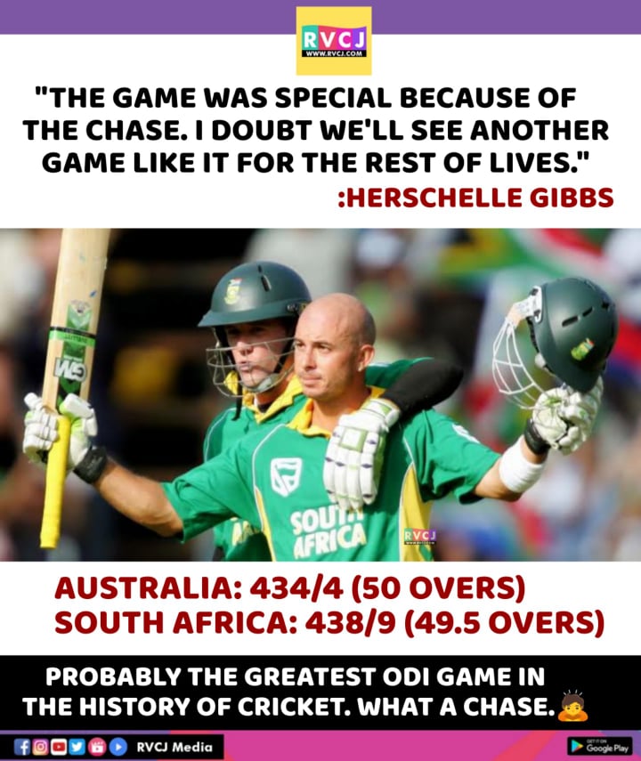 RVCJ_FB's tweet photo. One of the greatest matches in the history of ODI cricket.. @hershybru https://t.co/DTLbhBloQo
