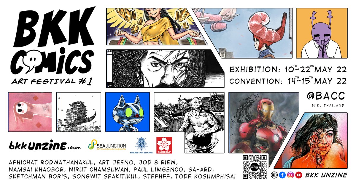 Sa_ard_NFT's tweet photo. Showing the original artworks from my last comic book #ให้รักเป็นบทกวีชั่วชีวิต in the BKK Comics exhibition, starting TODAY until 22 May on the 5th floor of BACC, Bangkok. https://t.co/vSx3dzQnbh