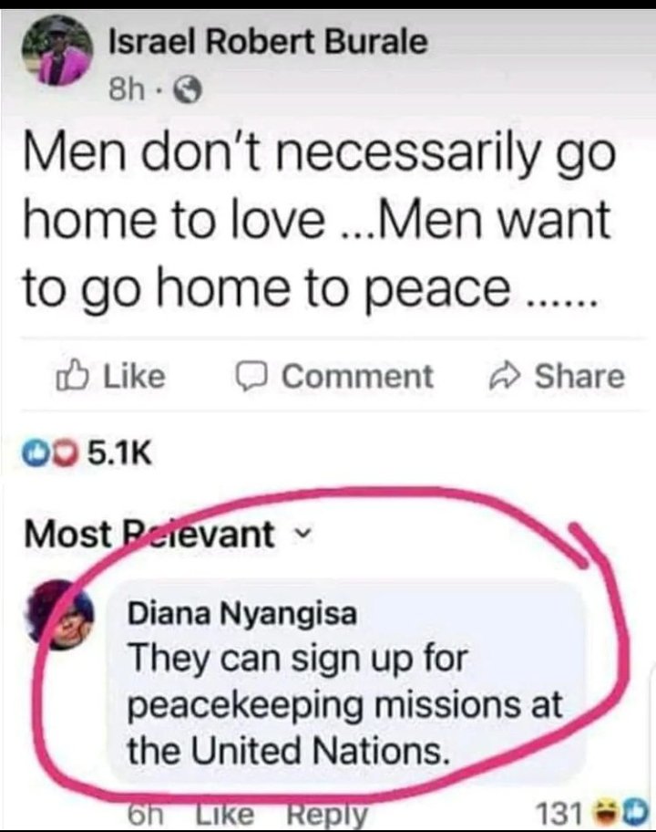 DerrickPokq's tweet photo. ... men want to go home to peace... period https://t.co/SOAeUHkE4g