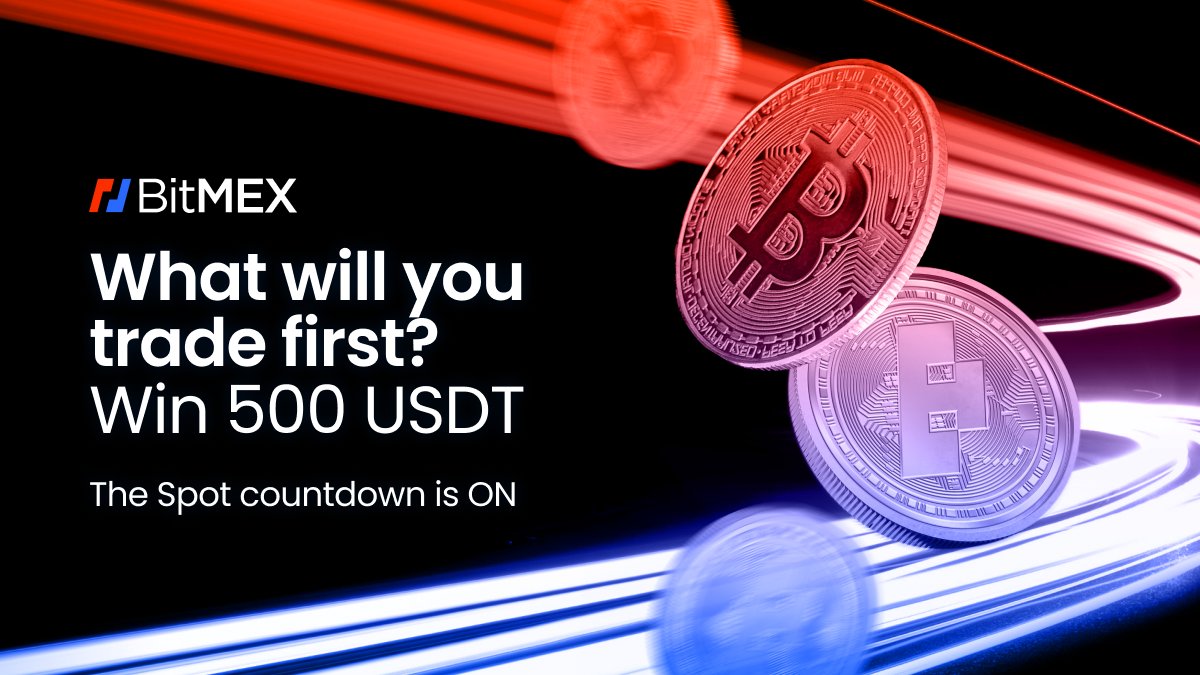 Another week, another #giveaway 💸

10 lucky winners will bag 500 #USDT each.

How to win:

1️⃣ Follow <a href="/BitMEX/">BitMEX</a>
2️⃣ RT this post 
3️⃣ Answer this question 👇

“Which #cryptocurrency pair will you be trading on BitMEX Spot when it launches AND why?” 

⌛ Our giveaway ends in 7 days