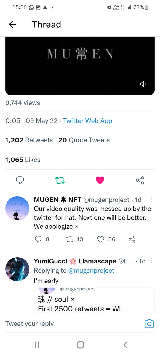 Hihiboxs's tweet photo. @mugenproject Me early @kesy232 @InF3rNo_NFT @Thinkofabox https://t.co/q6YsOPTcAV