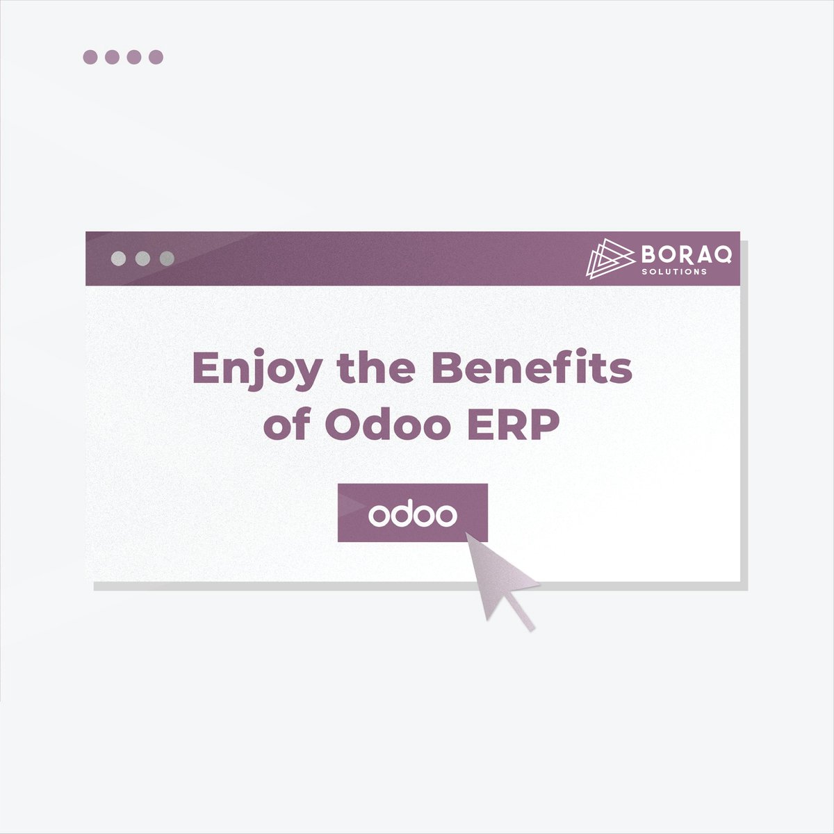 BoraqGroup's tweet photo. The major benefit of ERP software is automation, ranging from invoice generation to marketing automation. And to achieve that you need an expert partner to help you specify your requirement and deliver it to you professionally.

#OdoowithBORAQ #Odoo  #أودو #أودو_مع_براق https://t.co/nKIg2jrKaM