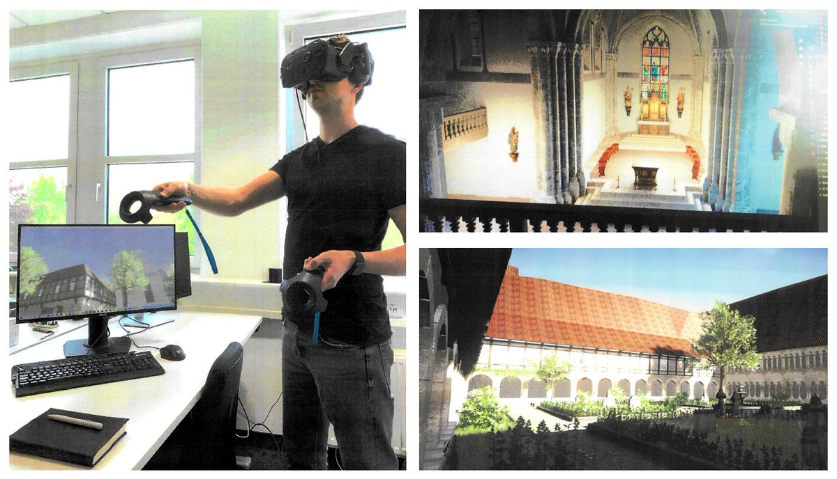 LEADER_AHL's tweet photo. Schon fertig: Im #Dormitorium in #Asbeck können BesucherInnen jetzt ins Jahr 1783 reisen - per Virtual Reality. Mit der passenden Hardware kann das Stiftsdorf auf ganz besondere Weise erfahren werden!
Mit #LEADER gefördert, natürlich.
#Legden #AHL https://t.co/ZsdnMceUYd