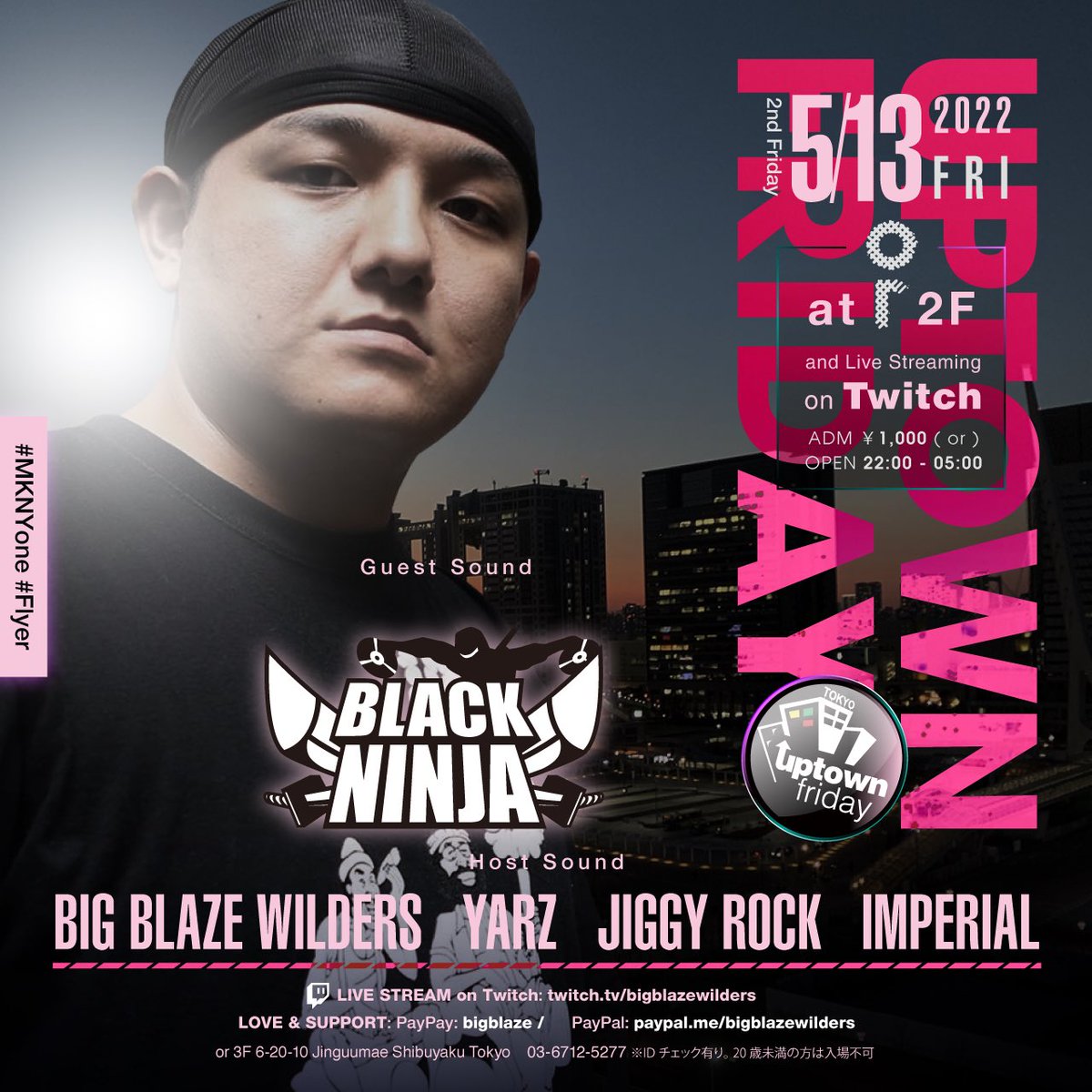 BIGBLAZEWILDERS's tweet photo. This Friday 🔥🔥🔥

#UptownFriday at @ortokyoofficial https://t.co/FgA8NDcJTX