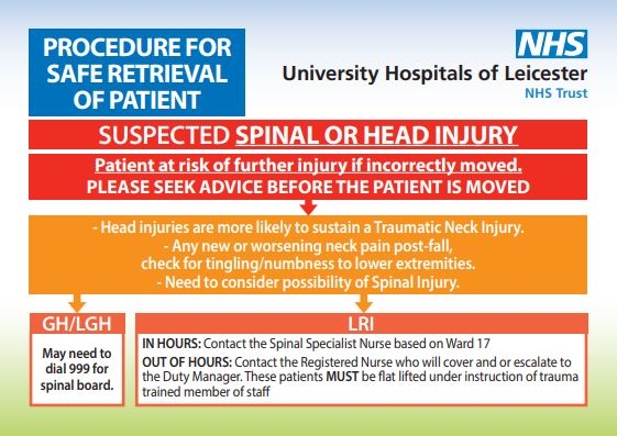 FallsUhl's tweet photo. Keep your eyes out for us and @UHLJ2E this week - we will be visiting wards to deliver the NEW safe retrieval prompt cards!!! #fallssafety @carolbrad1 @nag2710 https://t.co/g7eEQSlmuV