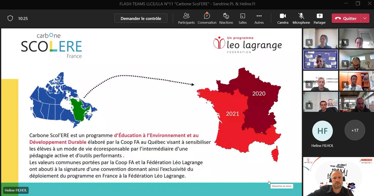 ETTORIYann's tweet photo. 📢#FlashTeamsLLCELLA @BourseScolERE pour tous nos directeur-trices @LeoLagrange "Animation" : l'occasion d'une mise à jour sur les contenus, le déroulement, les financements... Un bel outil au service de notre projet et des territoires 👏 https://t.co/8w8idgUogw